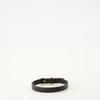 Imagen del brazalete Vlogo de cuero negro de la marca Valentino Garavani para mujer - Temporada Otoño-Invierno 2025 - Vista Trasera