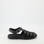 Scarpe aperte Sandali Neri in Gomma Prada Nero Homme