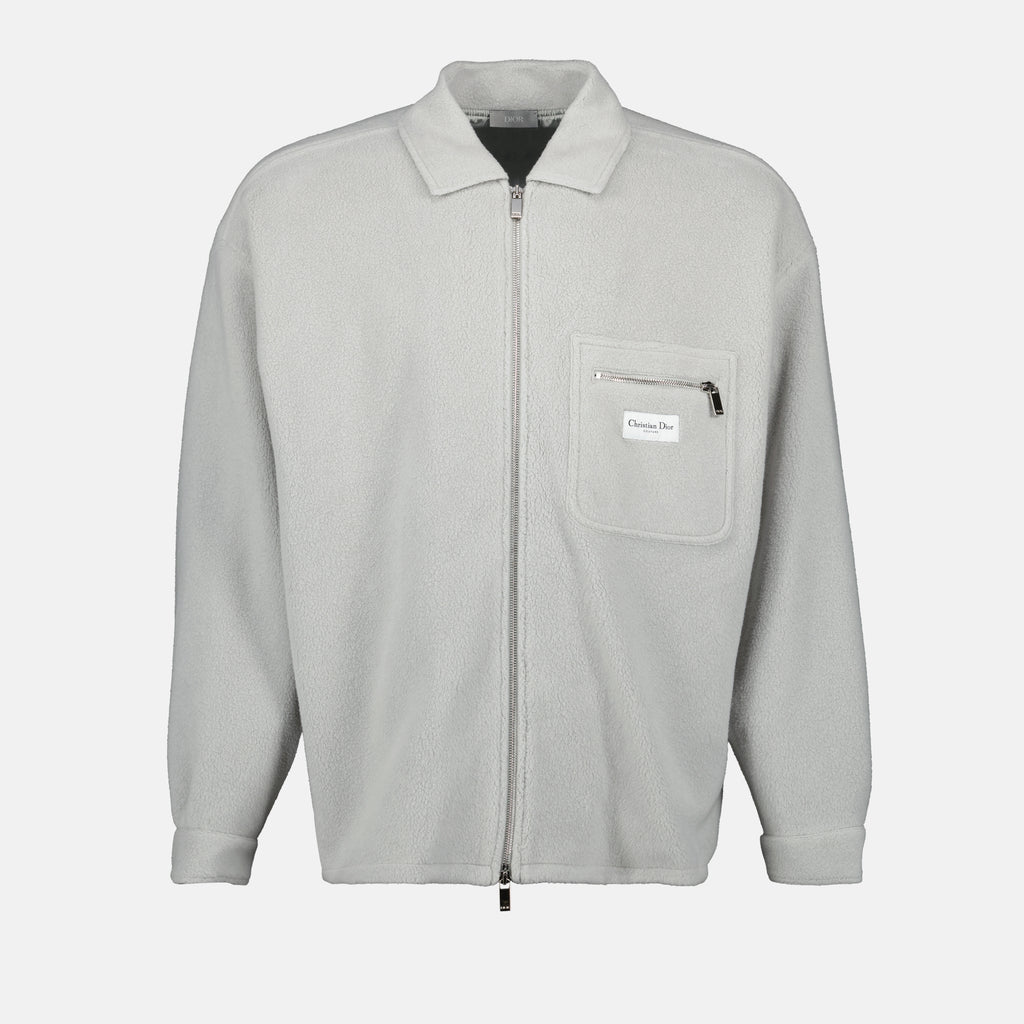 Jaquetas Casaco com Fecho Dior Cinza Homme