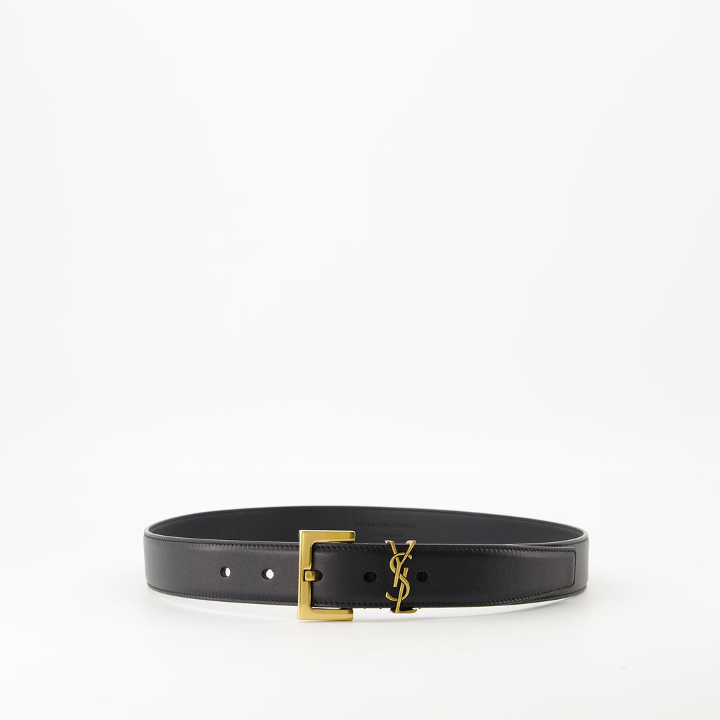 Ceintures Ceinture Cassandre Saint Laurent Noir Femme