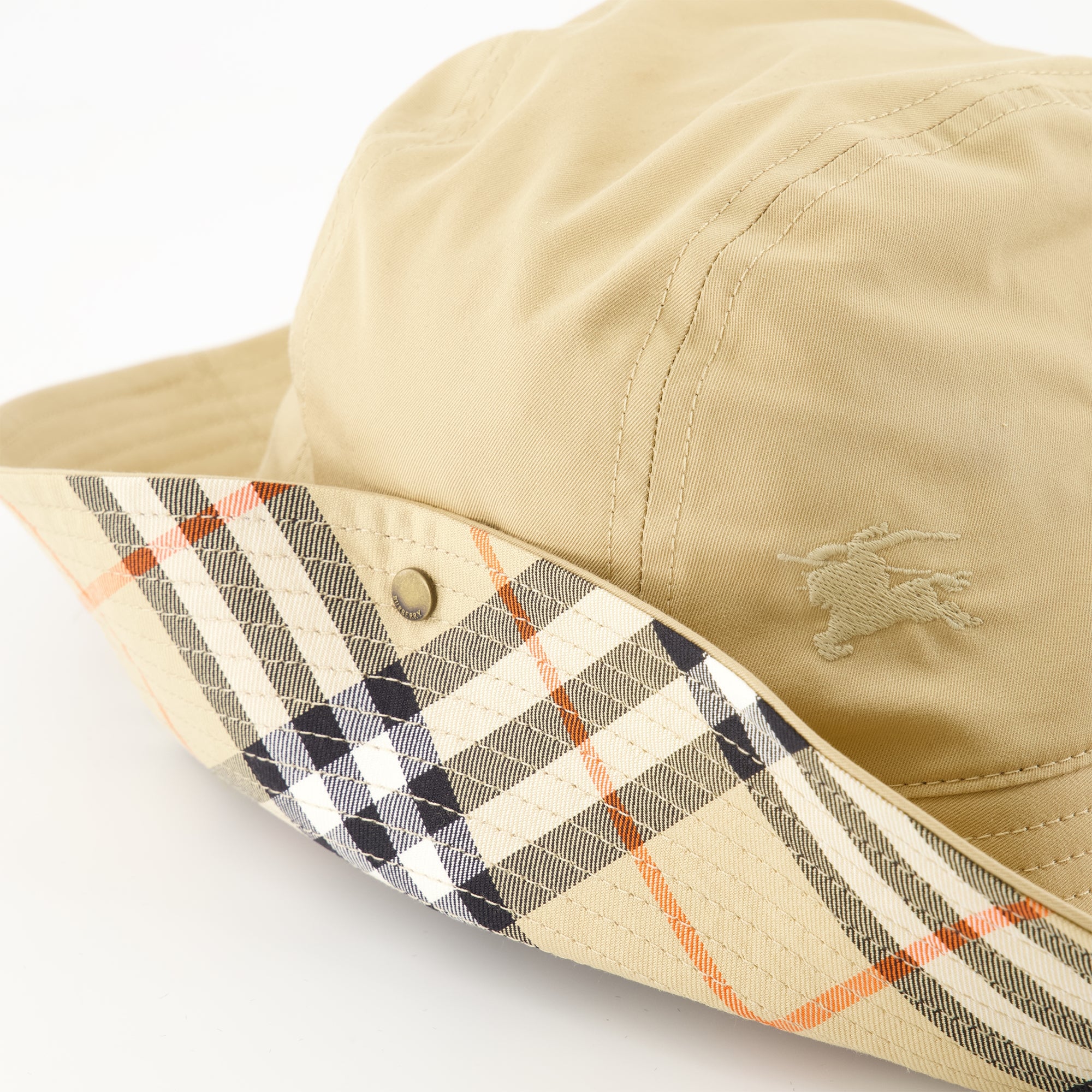 Chapeaux, casquettes et bonnets Chapéus Visor em Check Burberry Beige Unisexe