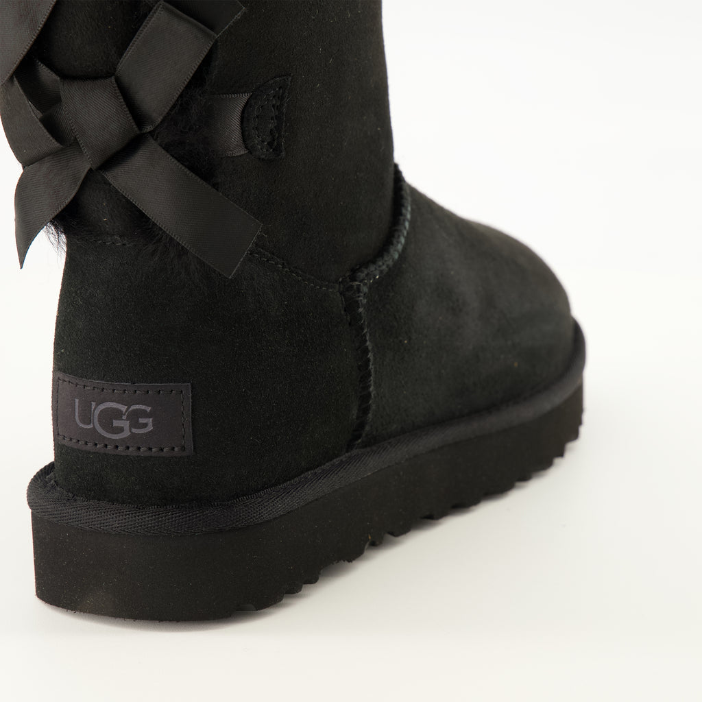Bottes Bailey Bow II Black Boots Ugg Noir Femme