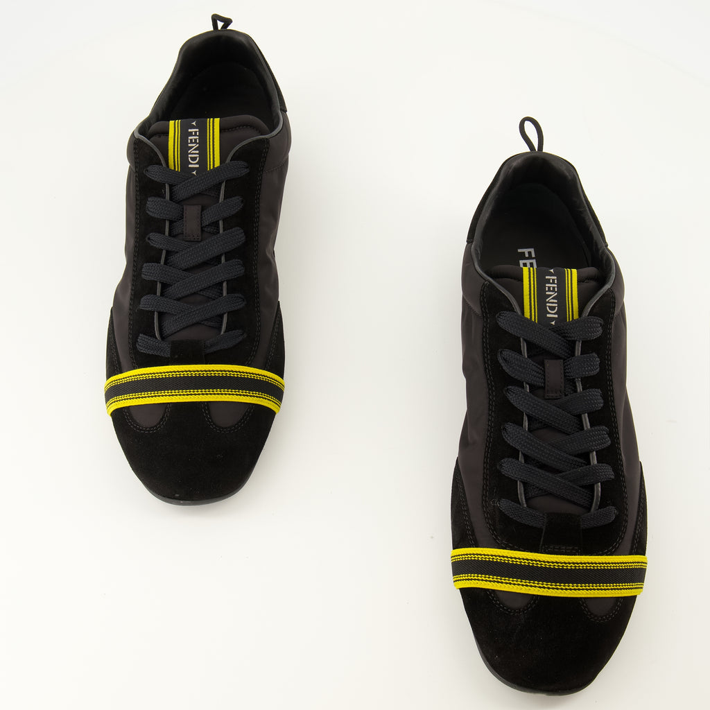 Baskets Sneakers Wrap Nere Fendi Noir Homme