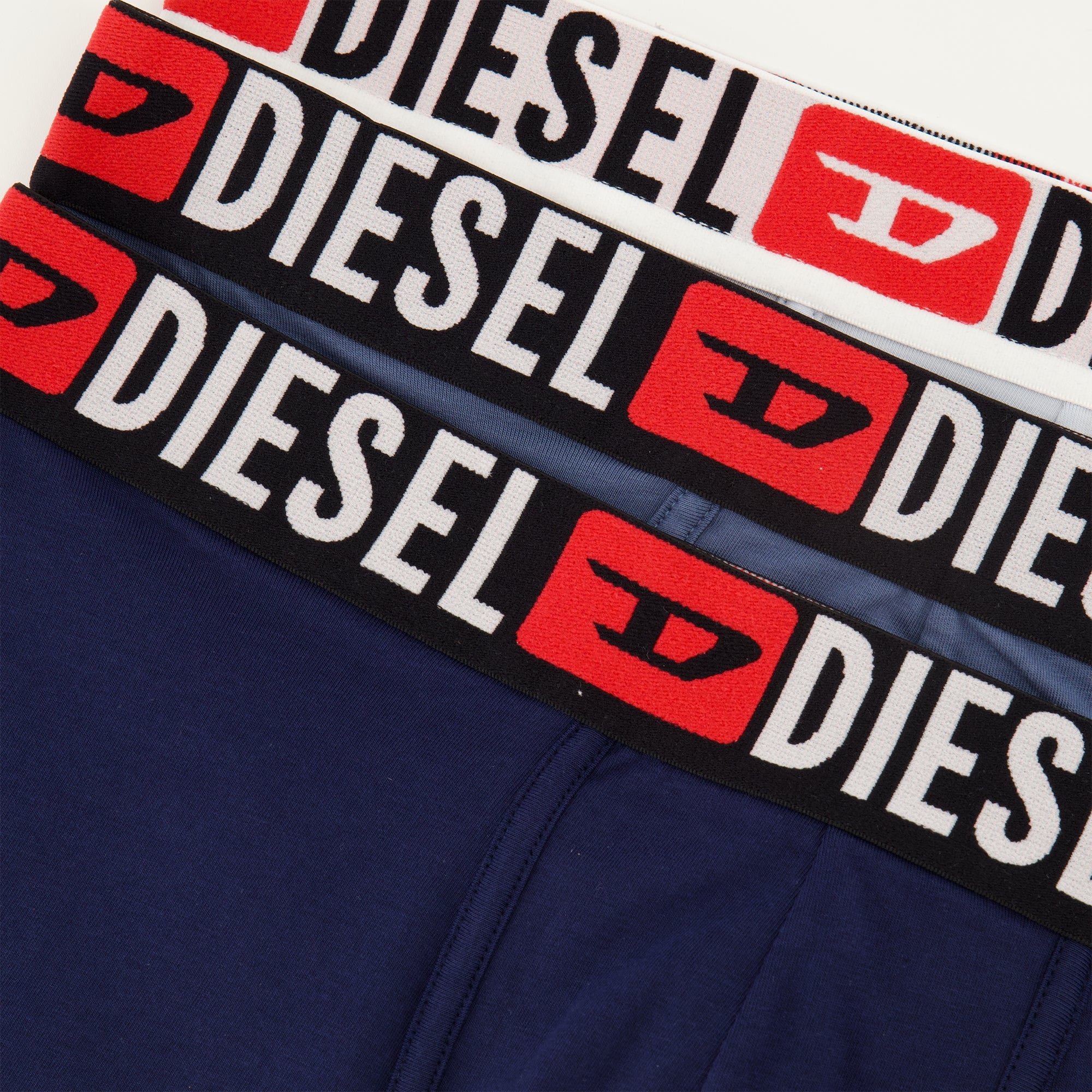 Image of the article Navy blue boxer shorts from the Diesel brand for Men - Spring-Summer 2026 - Detailed View_1