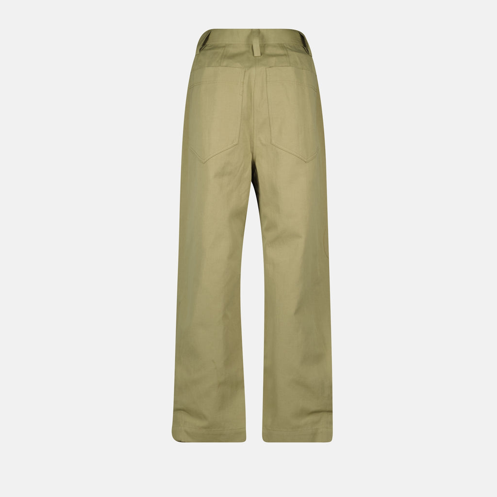 Pantaloni Pantaloni Cargo Natsa Iro Cachi Femme