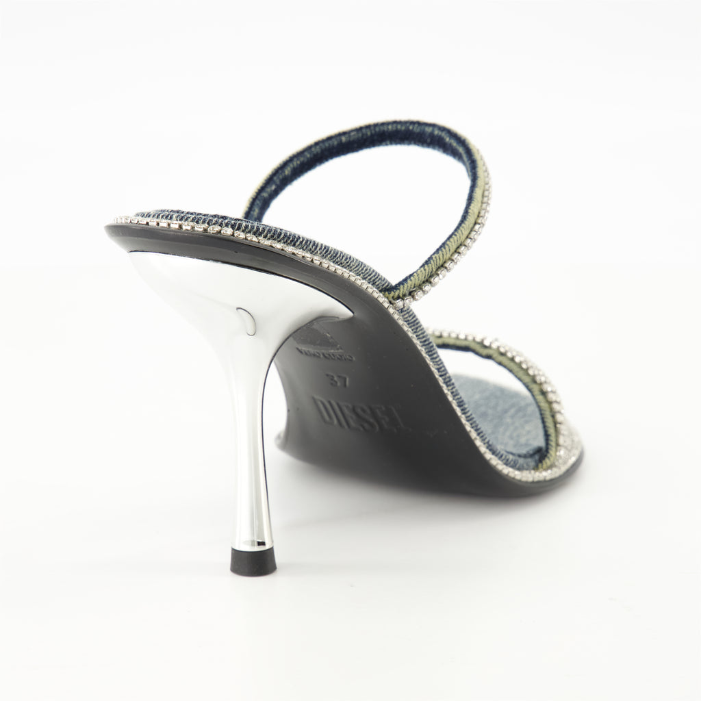 Chaussures ouvertes Sandales à talons D-havanna Sdl Diesel Bleu Femme