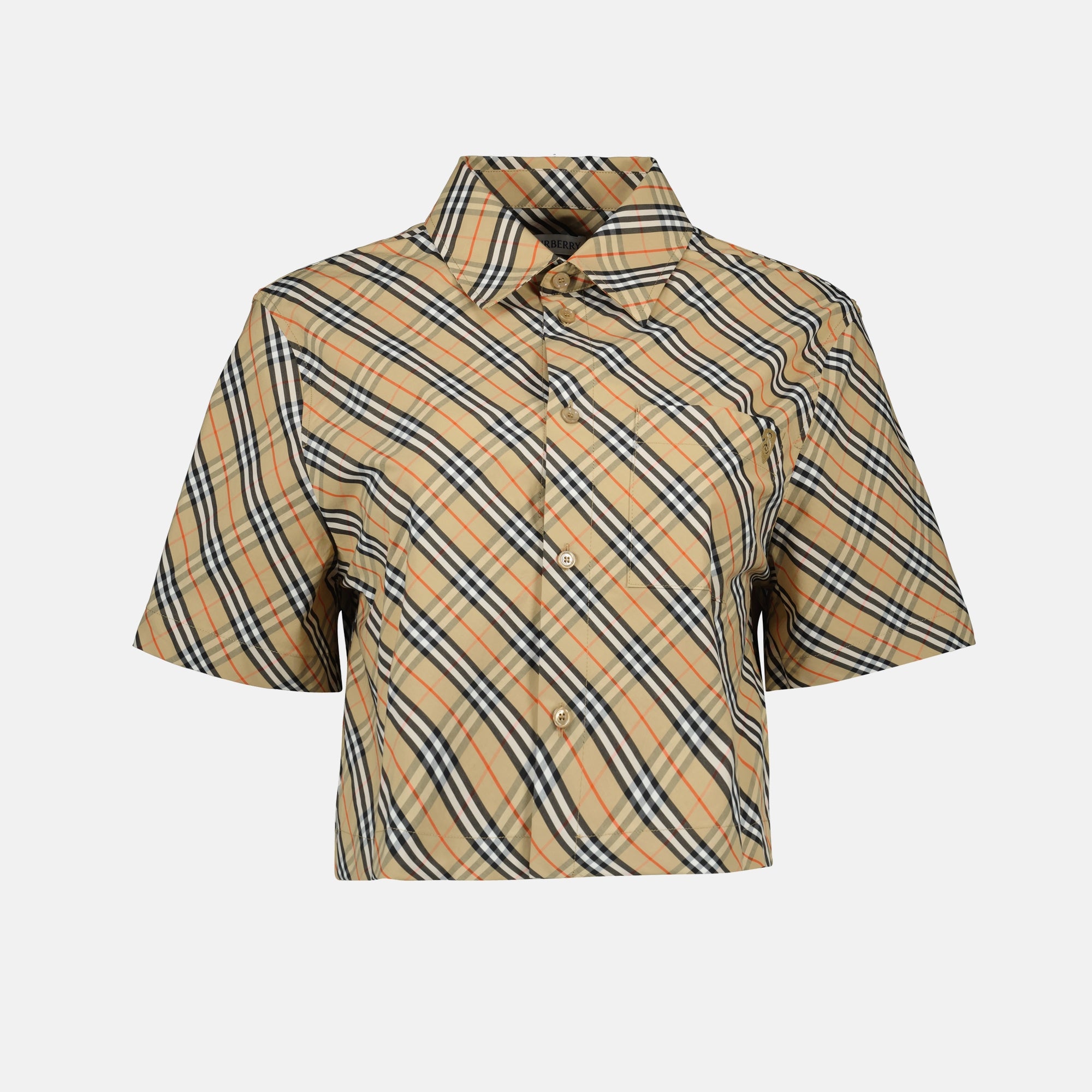 Camisas Camisa Xadrez Burberry Bege Femme