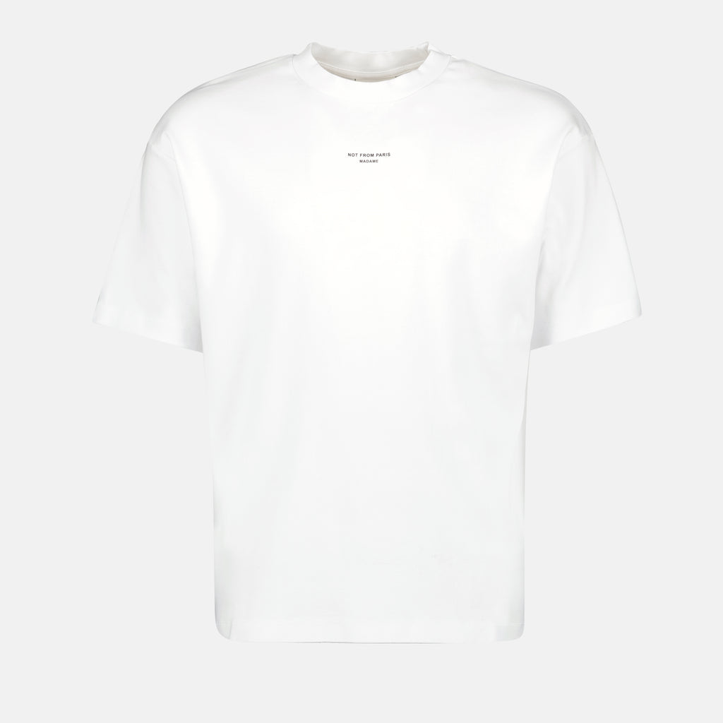 T-shirts T-shirt Slogan Classique blanc Drole De Monsieur Blanc Homme
