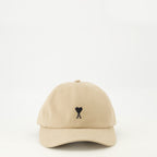 Bild des beigen Ami de coeur Caps von der Marke Ami PARIS für Unisex - Frühling-Sommer 2026 - Vorderansicht