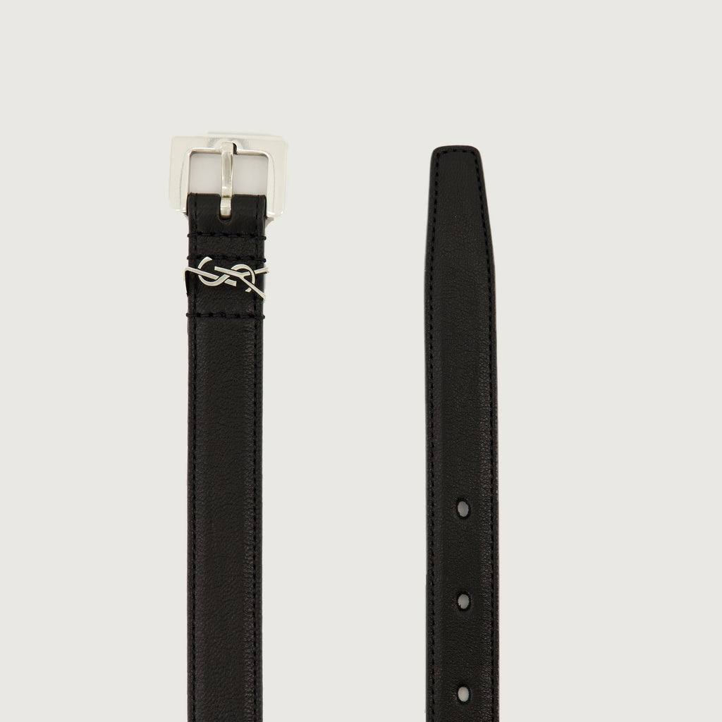 Ceintures Ceinture Cassandre Saint Laurent Noir Homme