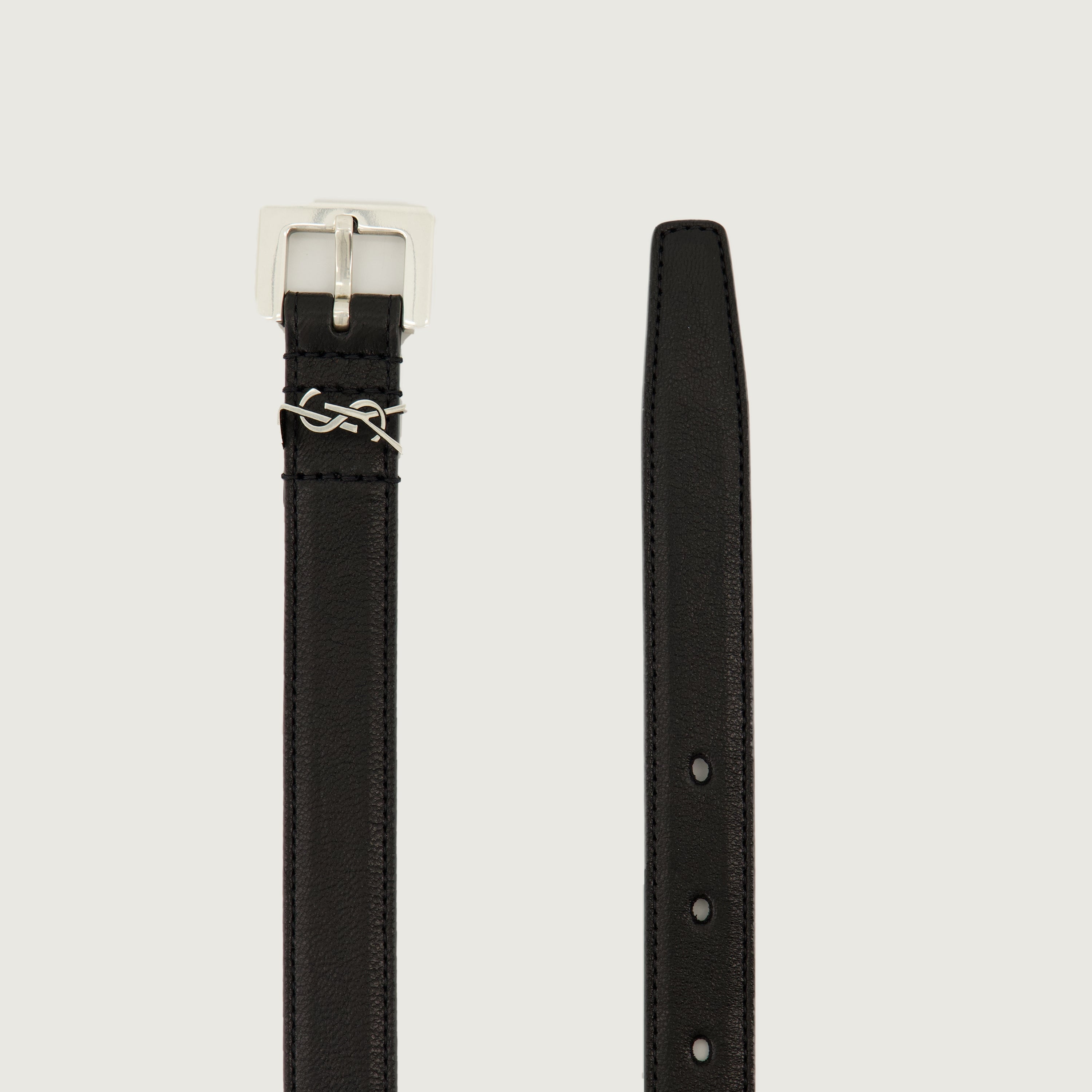 Ceintures Ceinture Cassandre Saint Laurent Noir Homme