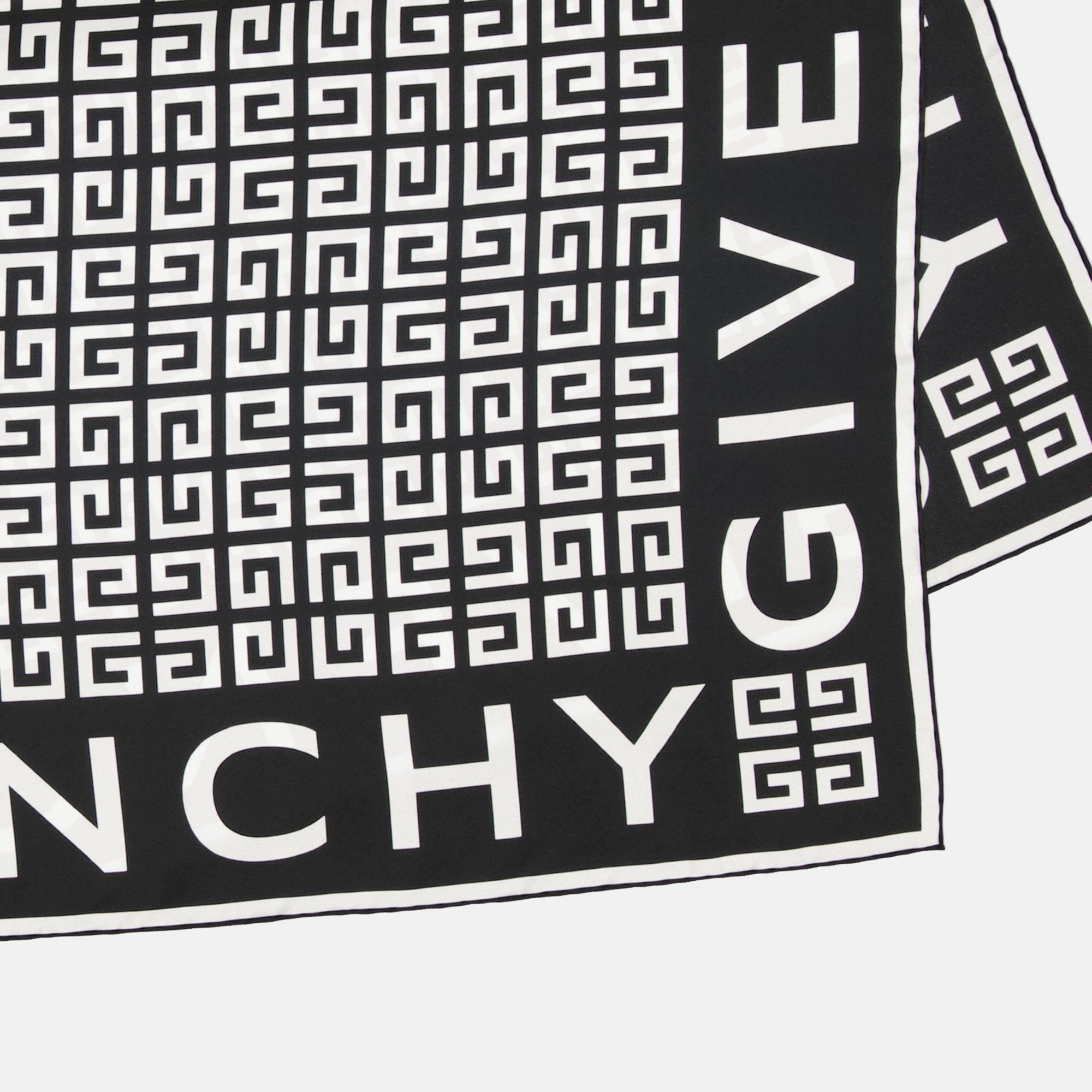 Écharpes, foulards et gants Carré 4G en soie Givenchy Noir Femme