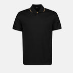 Polos Polo Preto Versace Preto Homme