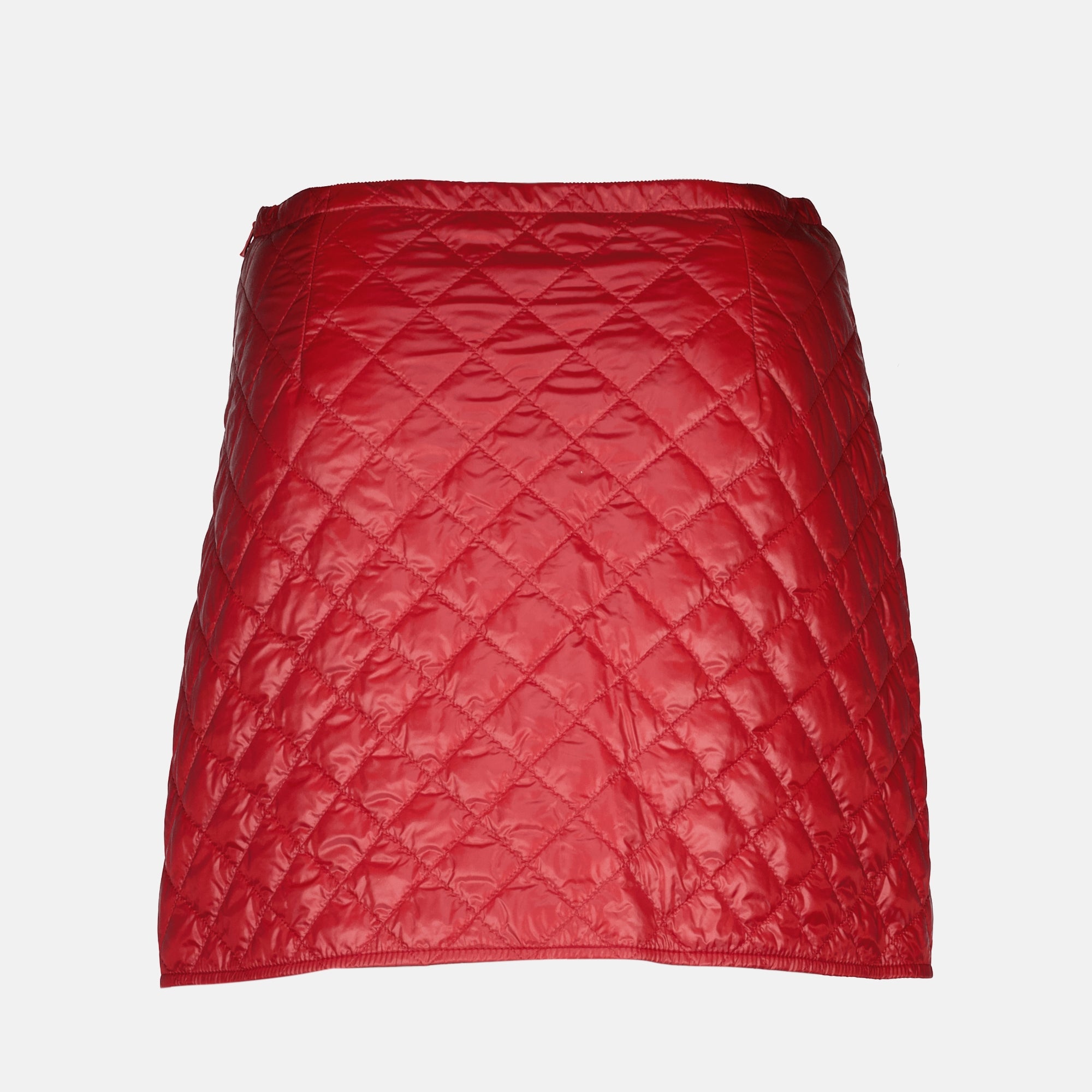 Jupes Saias Mini Matelassadas Moncler Rouge Femme