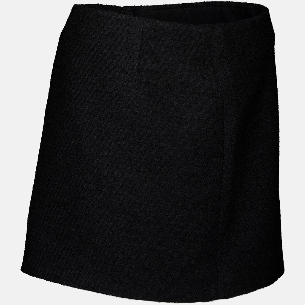 Jupes Mini jupe noir en laine Fendi Noir Femme