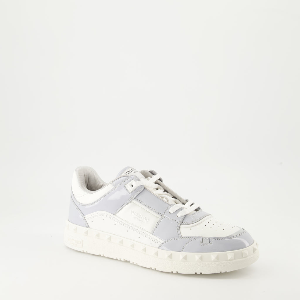 Baskets Baskets Freedots Valentino Garavani Gris Homme