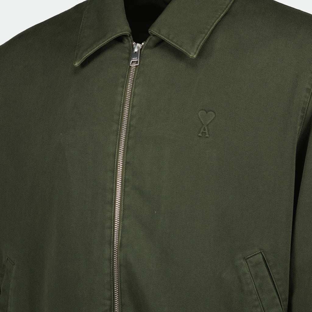 Jackets Zipped Bomber Ami de coeur Ami PARIS Khaki Homme