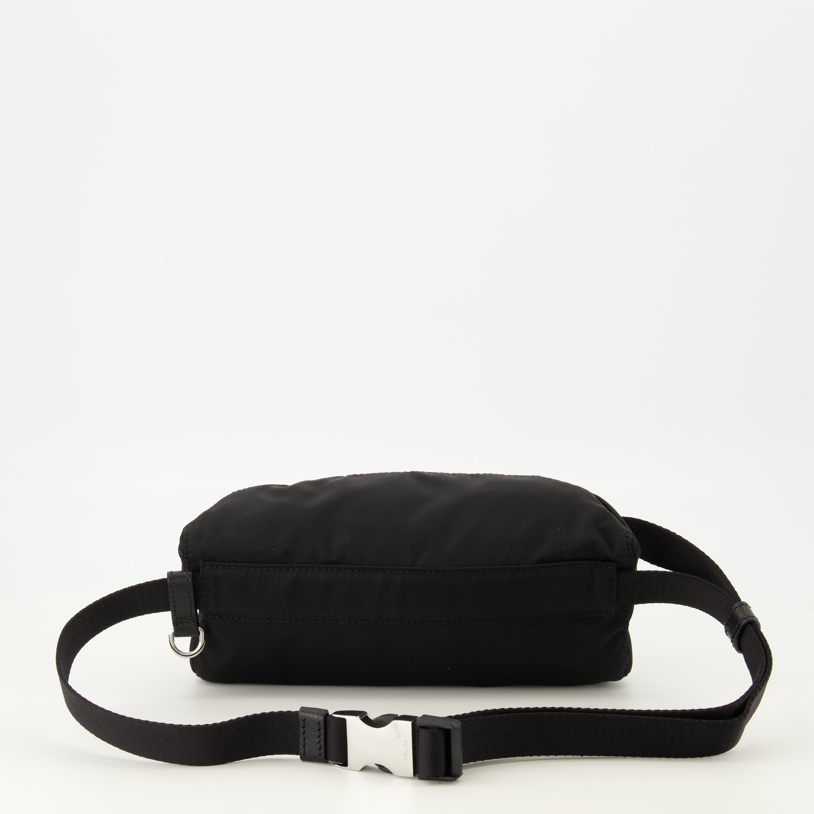 Sacs banane Black Re-Nylon Waist Bag Prada Noir Homme