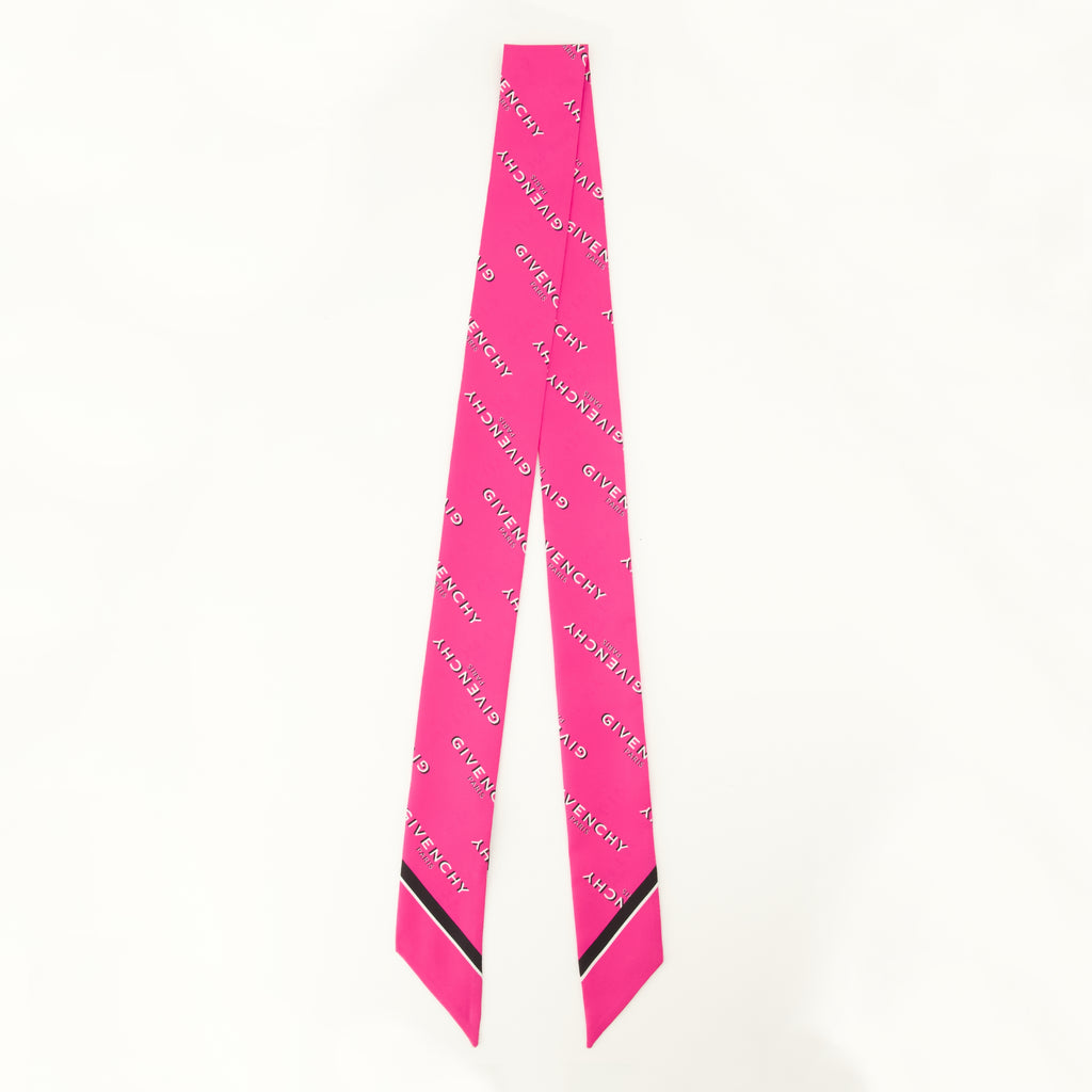 Écharpes, foulards et gants Bandeau en soie Shadow rose Givenchy Rose Femme