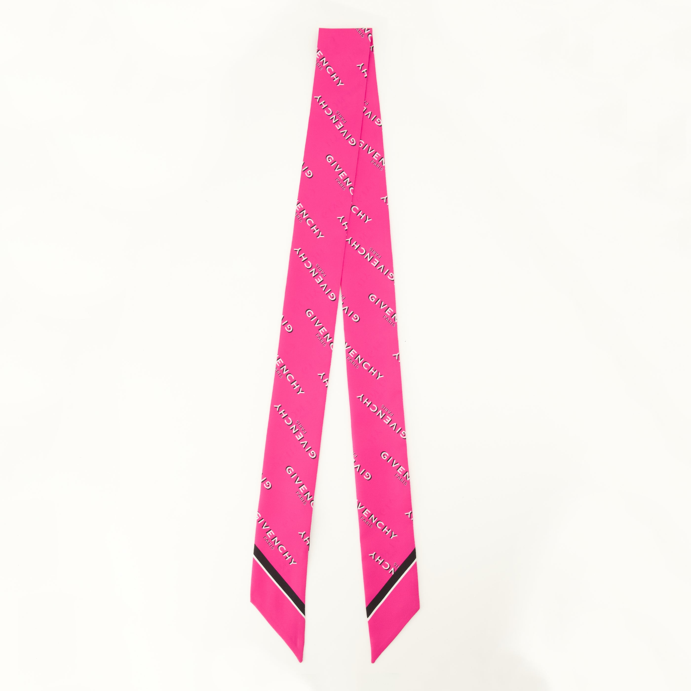 Écharpes, foulards et gants Bandeau en soie Shadow rose Givenchy Rose Femme