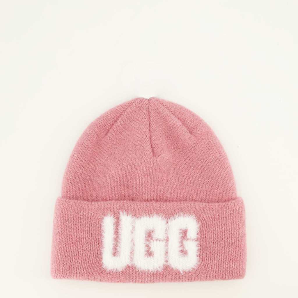 Chapeaux, casquettes et bonnets Bonnet Fuzzy rose Ugg Rose Femme