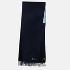 Bild des Artikels Wendemütze aus blauem und marineblauem Wollmaterial von Dior für Herren - Frühling-Sommer 2026 - Vorderansicht