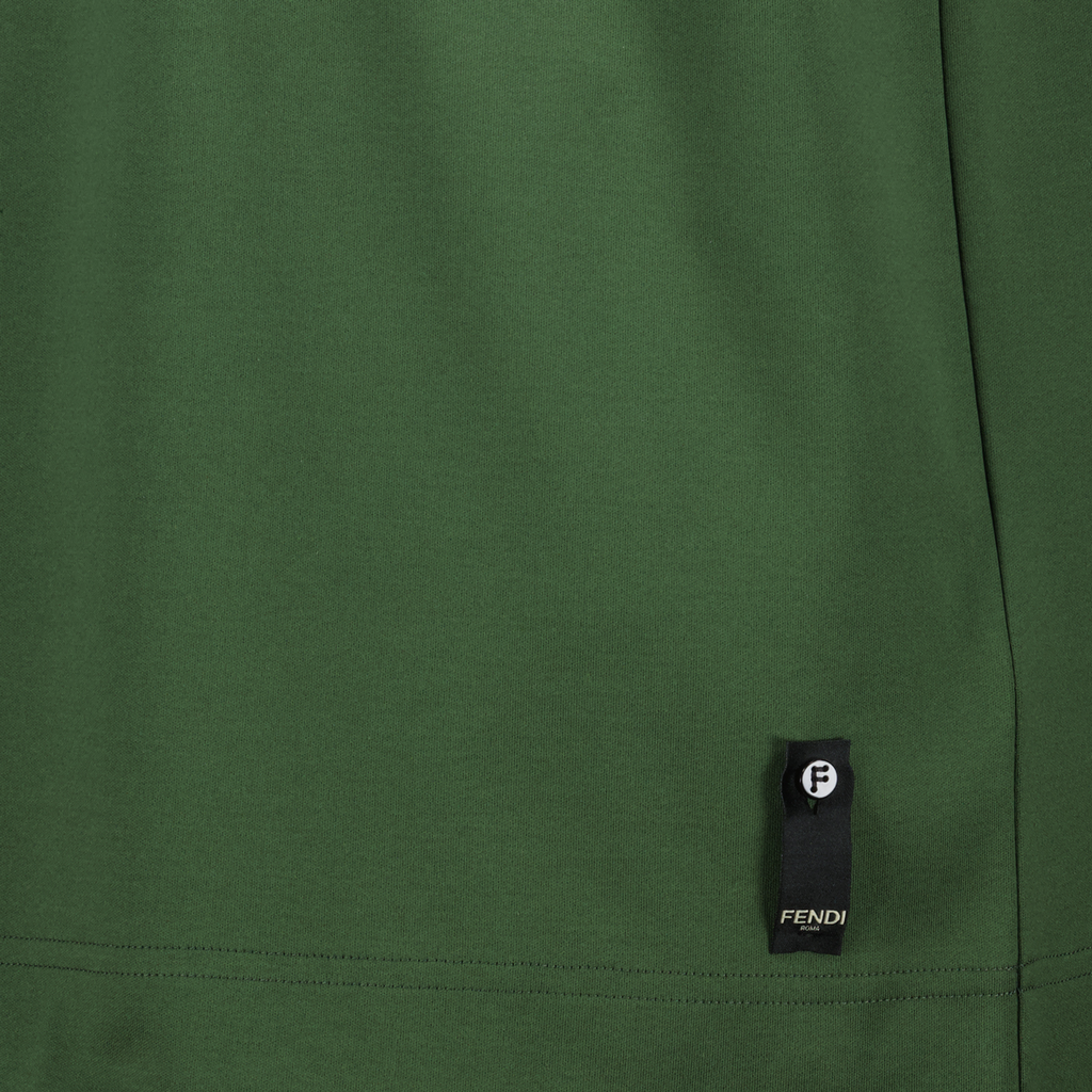 T-shirts T-shirt en coton Fendi Vert Homme