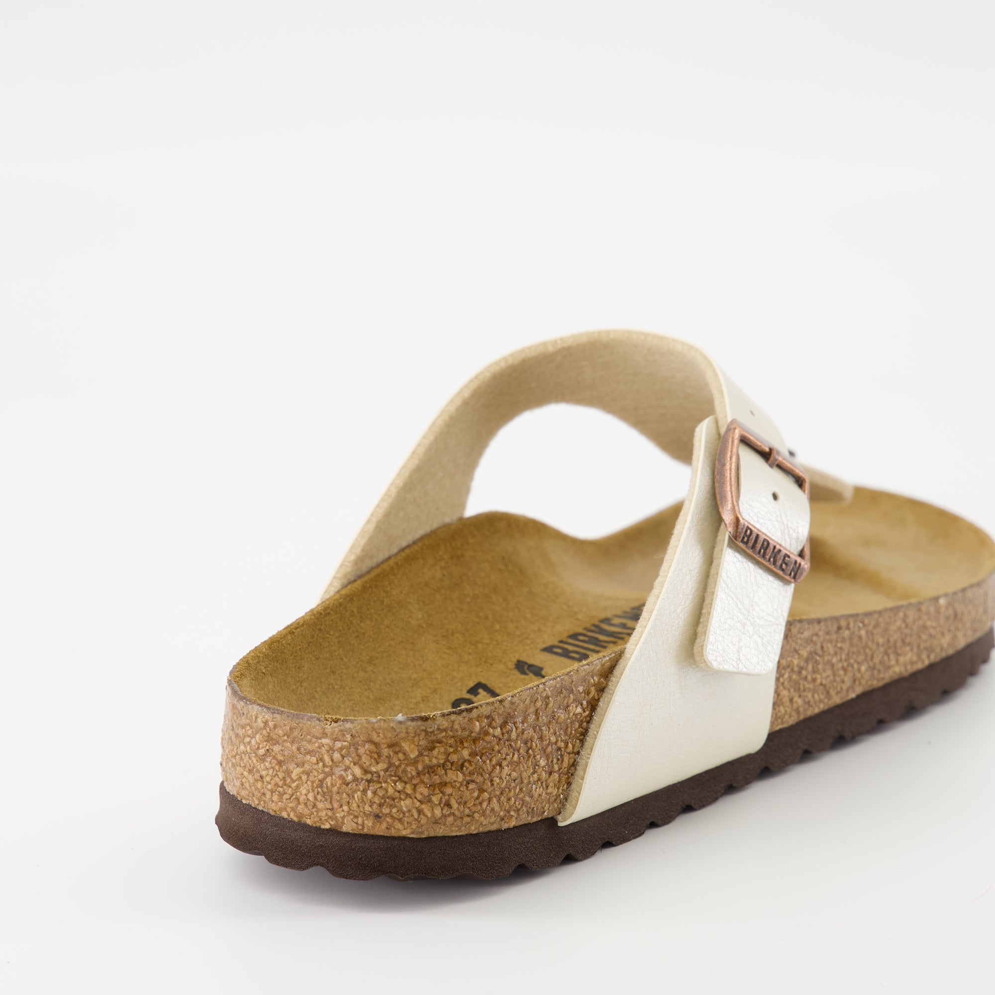 Offene schuhe Gizeh Flip-Flops Birkenstock Weiß Femme