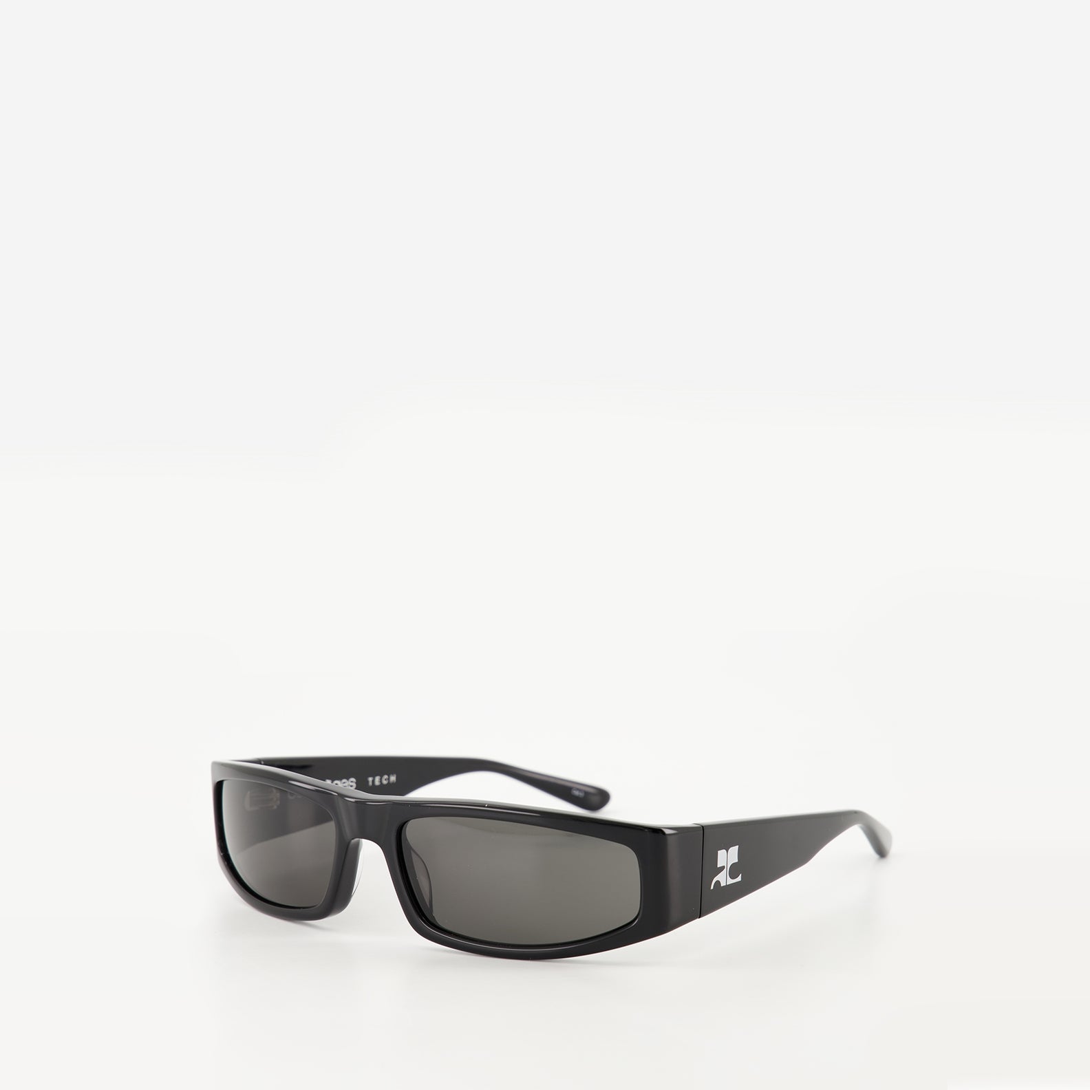Lunettes Lunettes de soleil Tech Courrèges Noir Femme