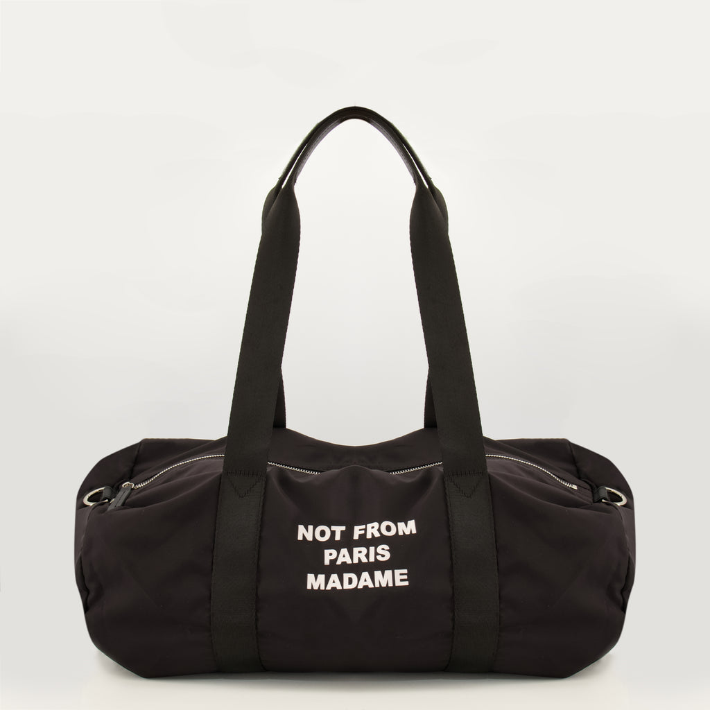 Sacs de sport et voyage Mala de Desporto Slogan em Nylon Preto Drole De Monsieur Noir Homme