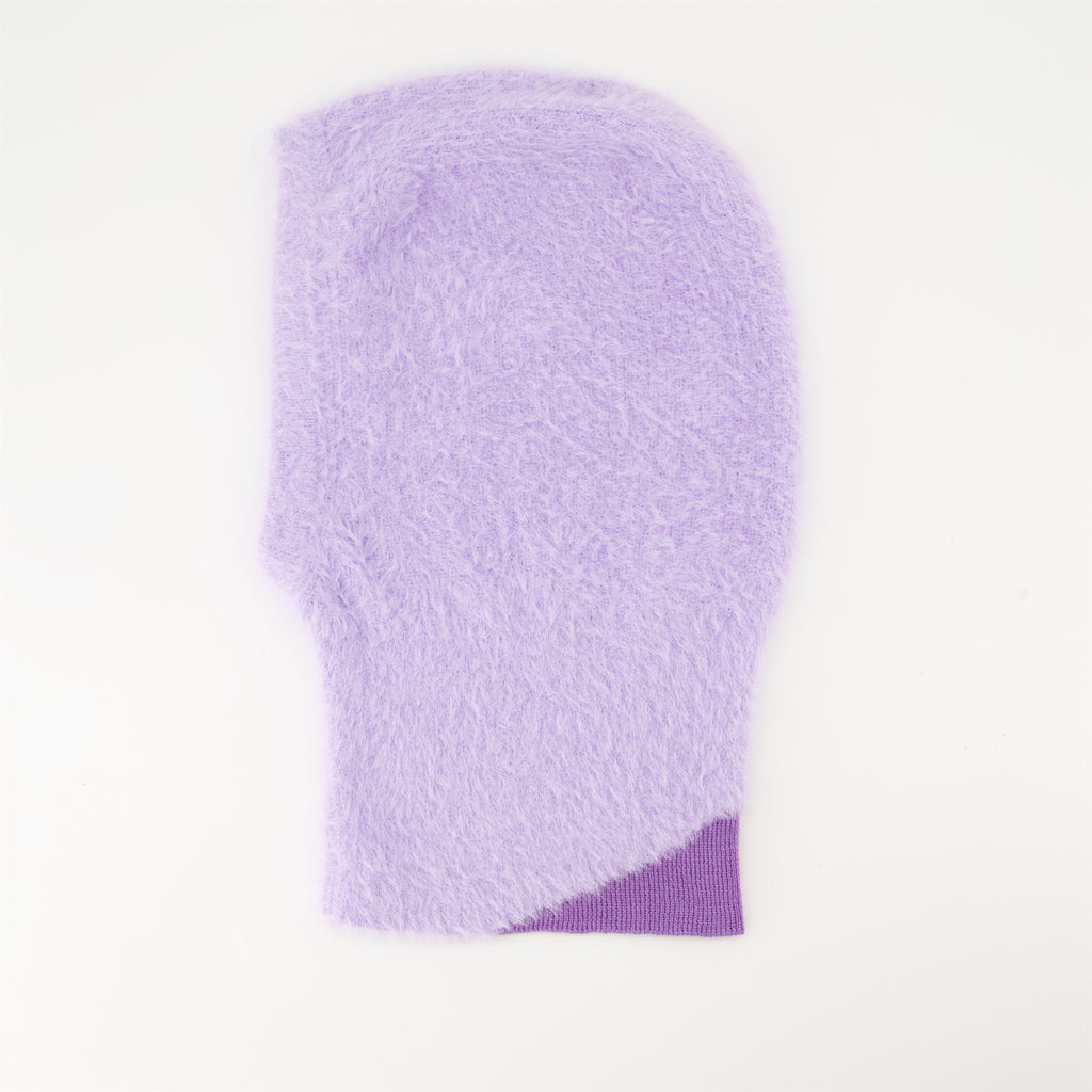 Chapeaux, casquettes et bonnets Cagoule en laine Mm6 Violet Femme