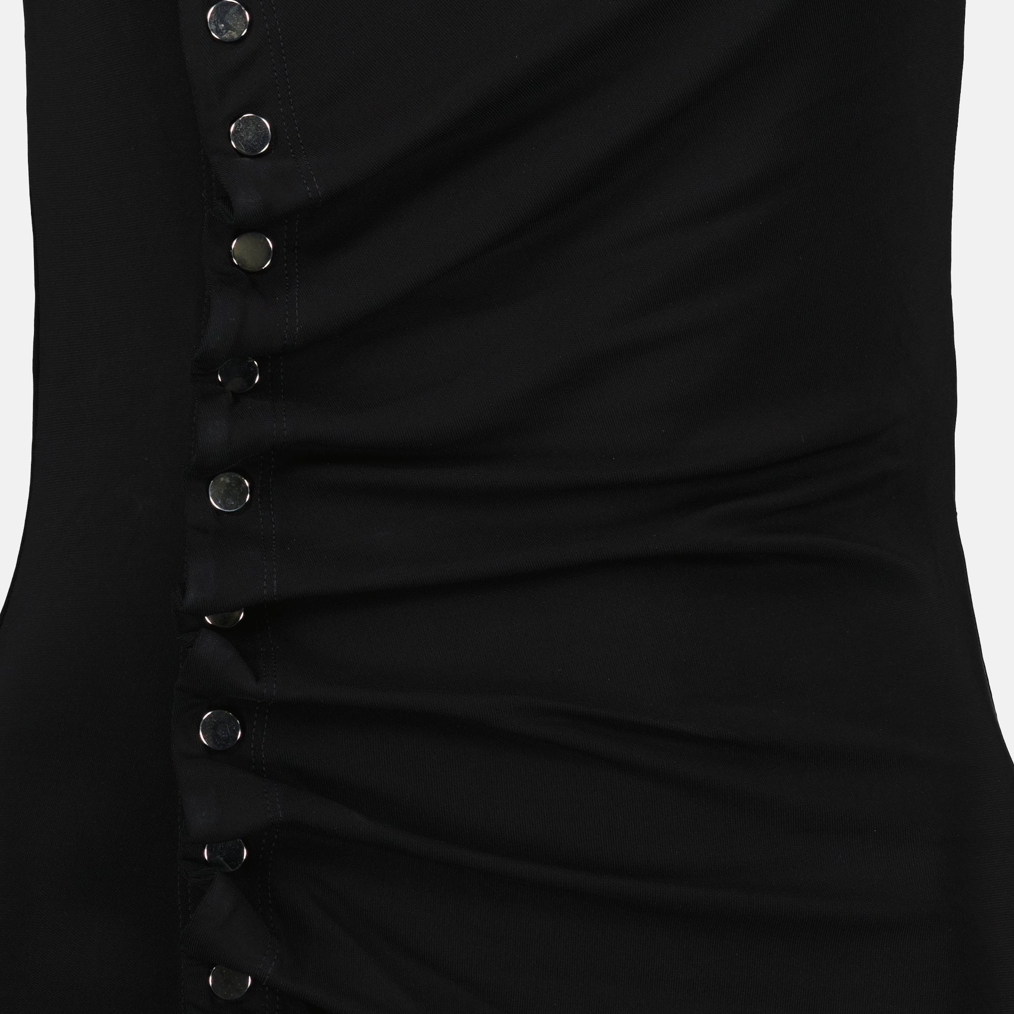 Vestidos Vestido Drapado Rabanne Negro Femme