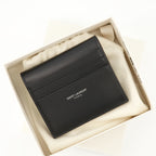 Kleine lederwaren Umkehrbarer Kartenhalter Saint Laurent Schwarz Homme