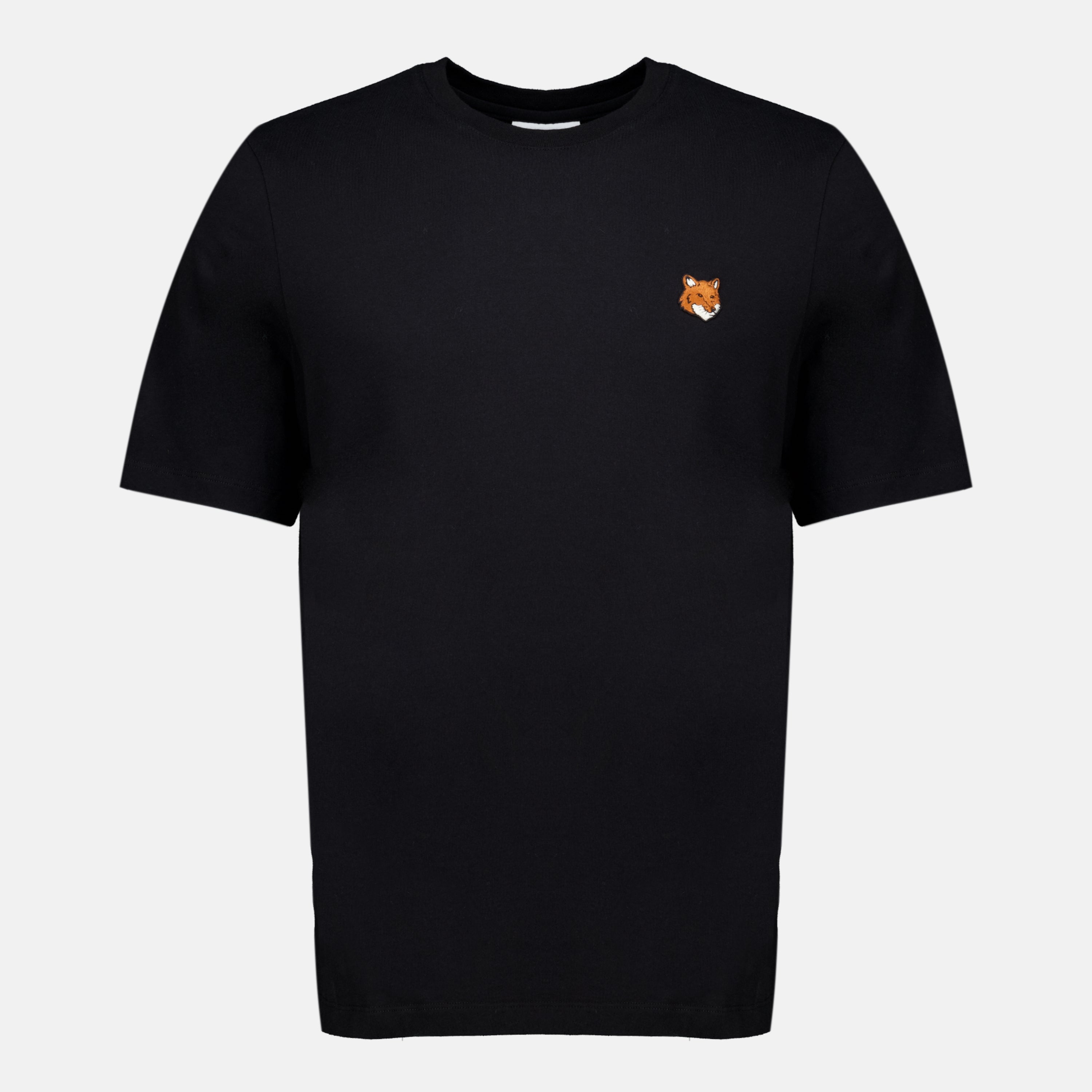 T-shirts T-shirt Fox noir Maison Kitsune Noir Homme