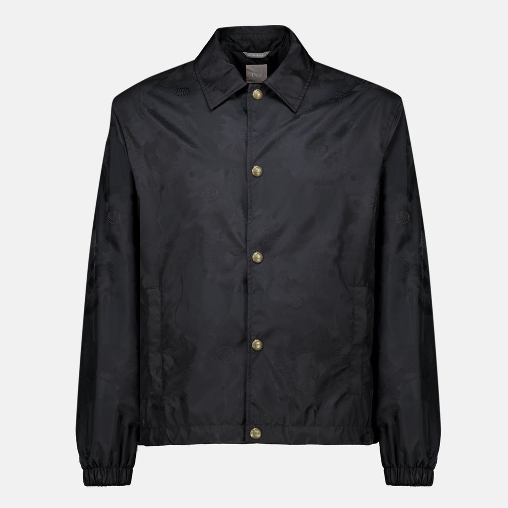 Vestes ビザンス ブラック コーチジャケット Dior Noir Homme