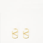 Bijoux VLogo Gold Metal Ohrringe Valentino Garavani Doré Femme