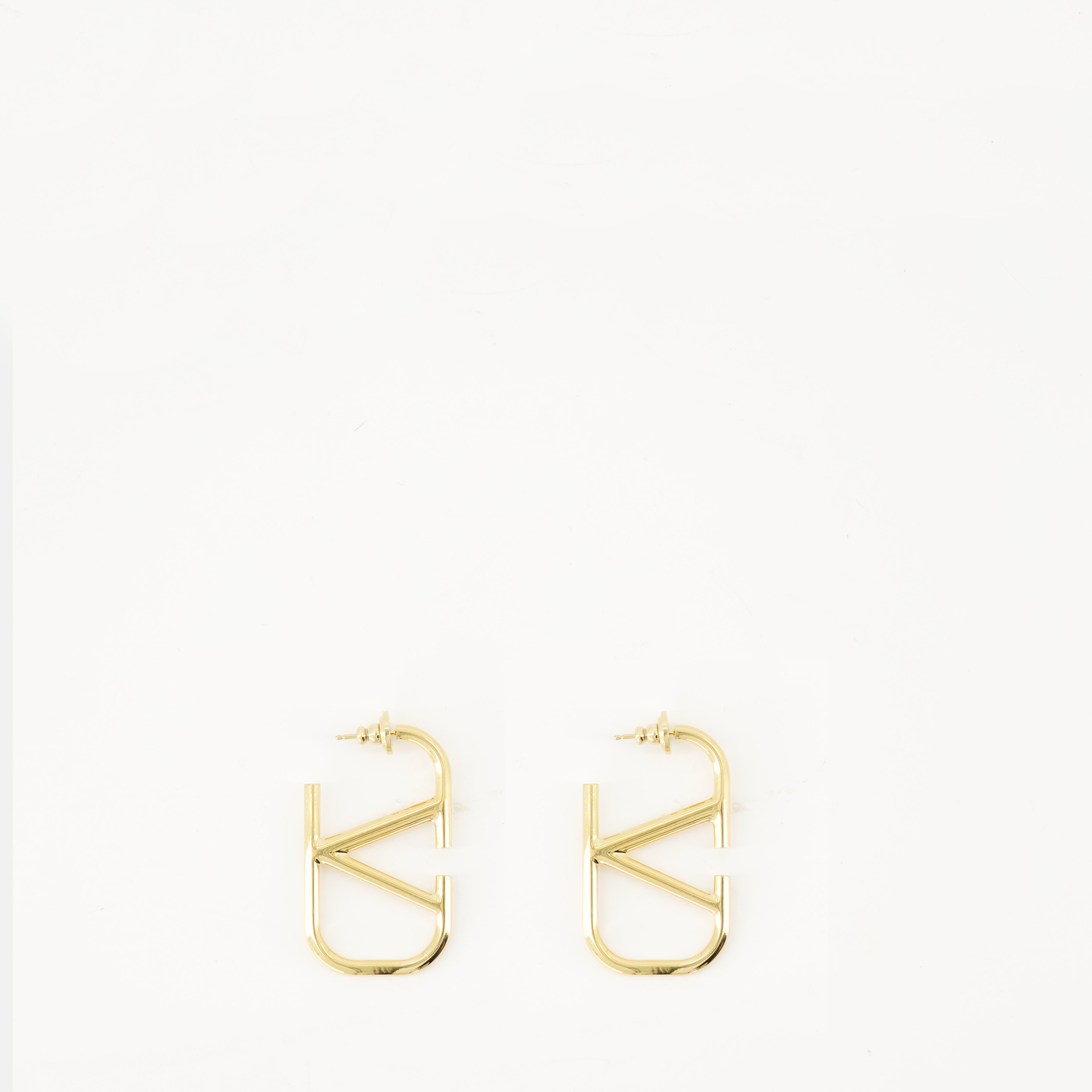 Bijoux Brincos de Metal Dourados VLogo Valentino Garavani Doré Femme