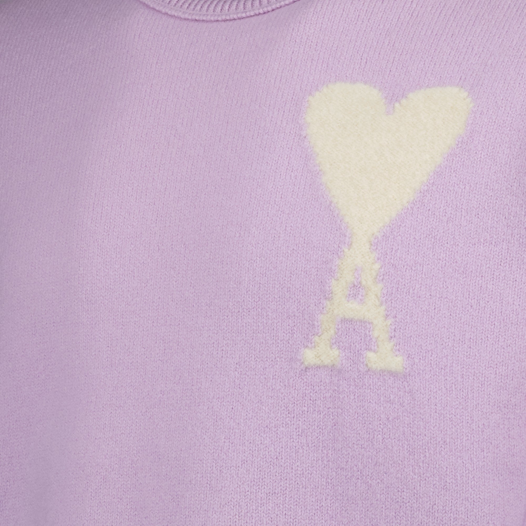 Maille Pull Ami de coeur Ami PARIS Violet Unisexe