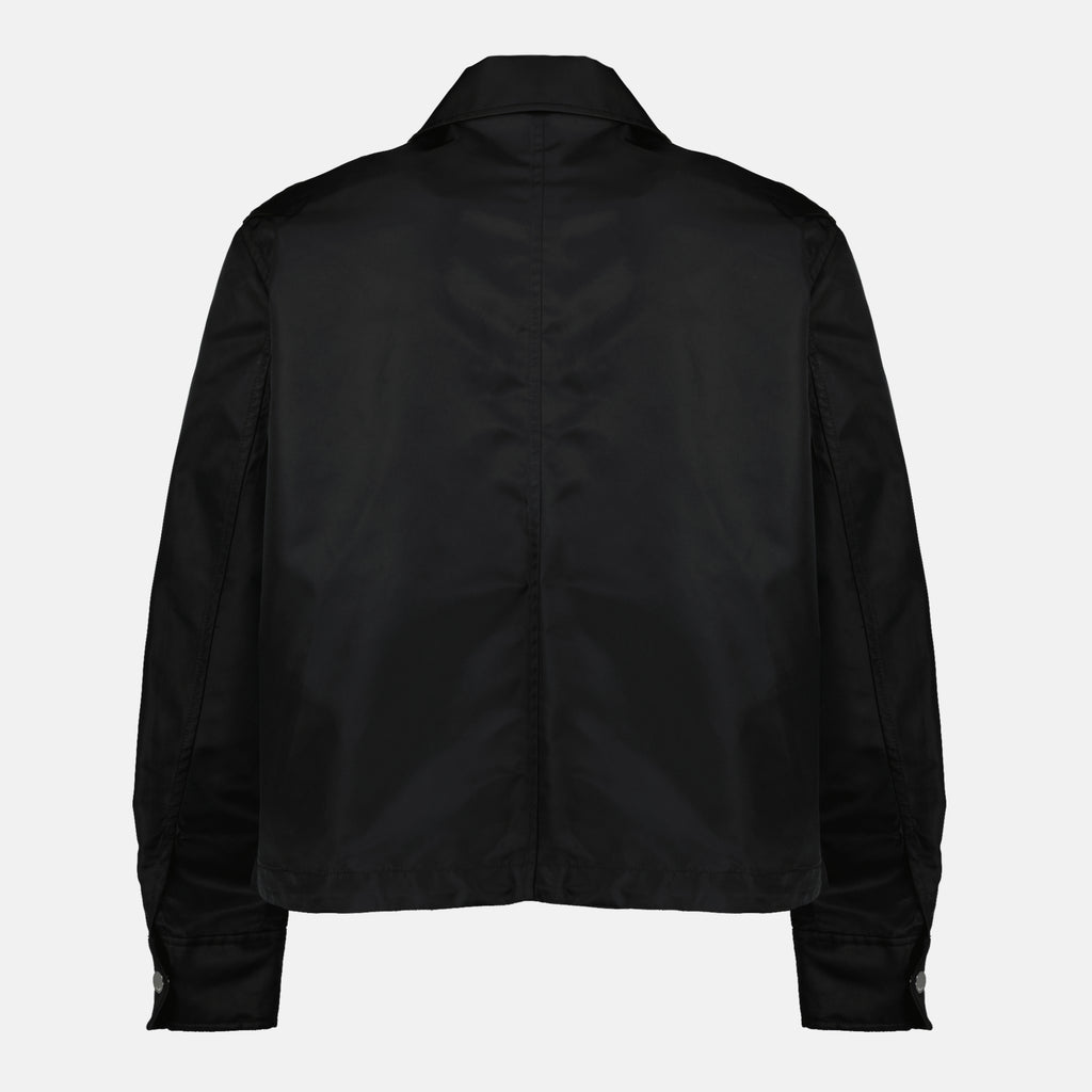 Bild der schwarzen Nylonjacket von der Marke Ami PARIS für Unisex - Frühling-Sommer 2026 - Rückansicht