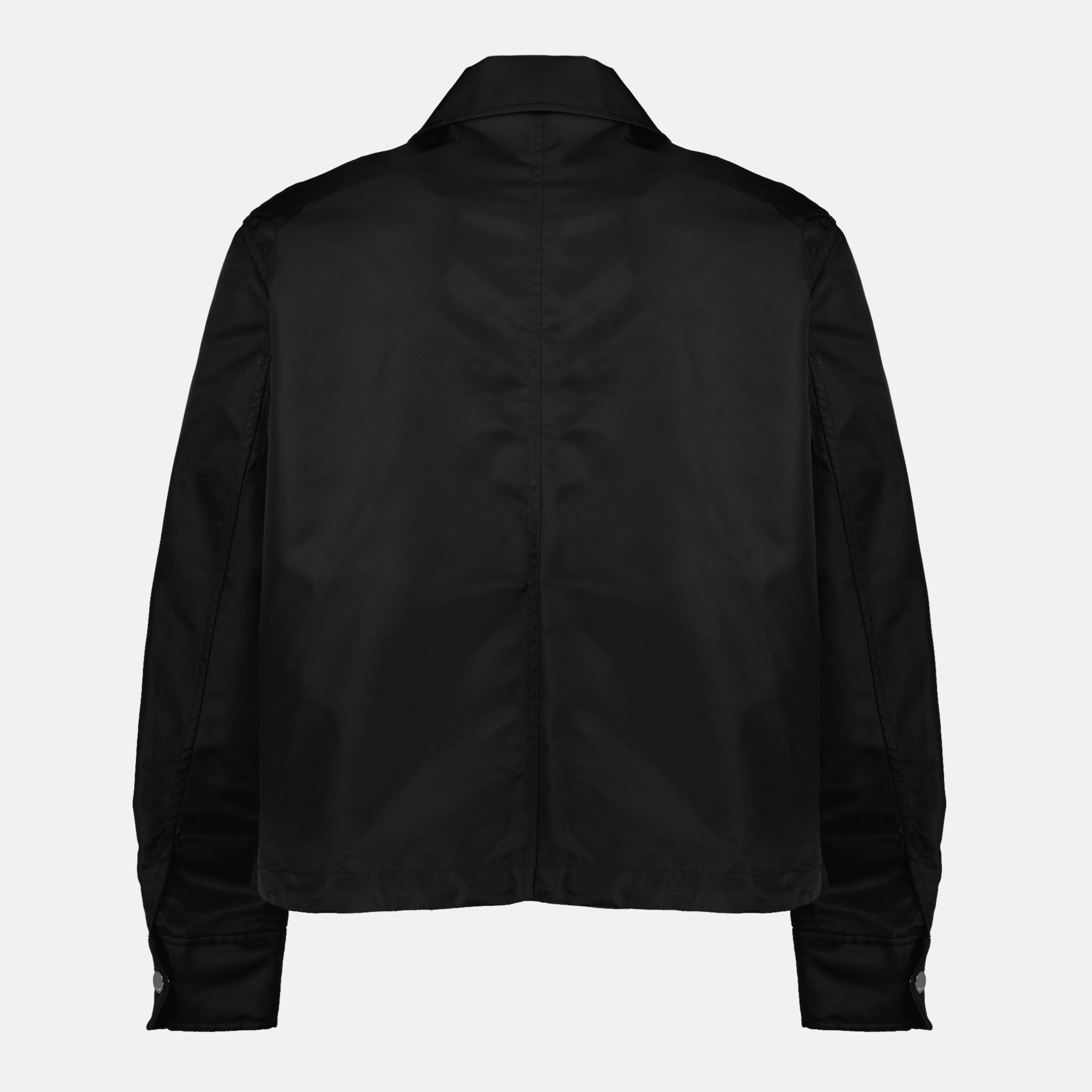 Bild der schwarzen Nylonjacket von der Marke Ami PARIS für Unisex - Frühling-Sommer 2026 - Rückansicht