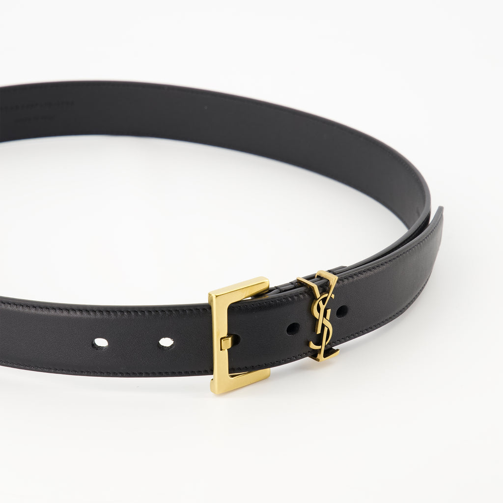 Ceintures Ceinture Cassandre Saint Laurent Noir Femme