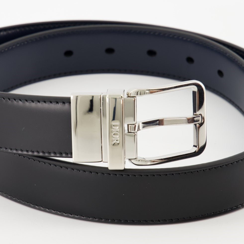 Ceintures Ceinture réversible Dior Noir Homme