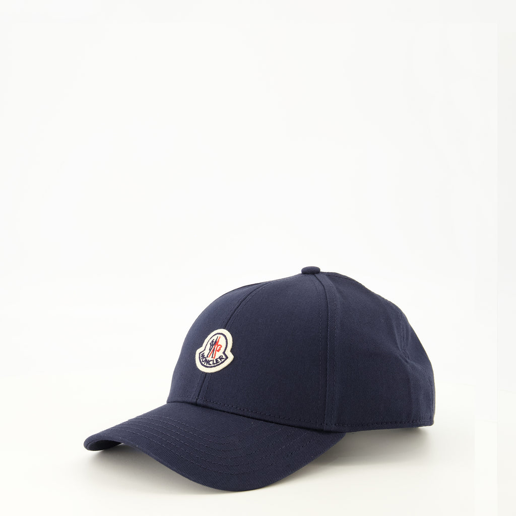 Chapeaux, casquettes et bonnets Navy Blue Cotton Cap Moncler Bleu foncé Homme