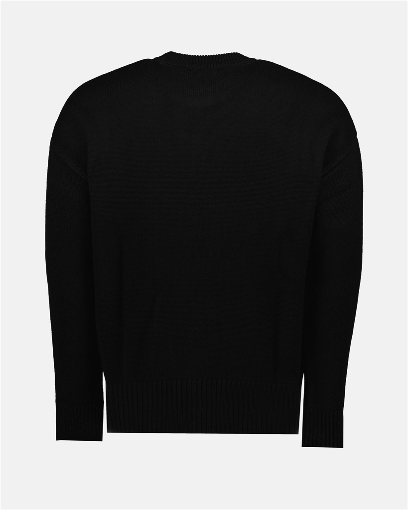 ニットウェア BFUKS002.018 009 noir/rouge Ami PARIS 黒 ユニセックス