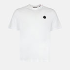 T-shirts T-shirt à logo Moncler Blanc Homme