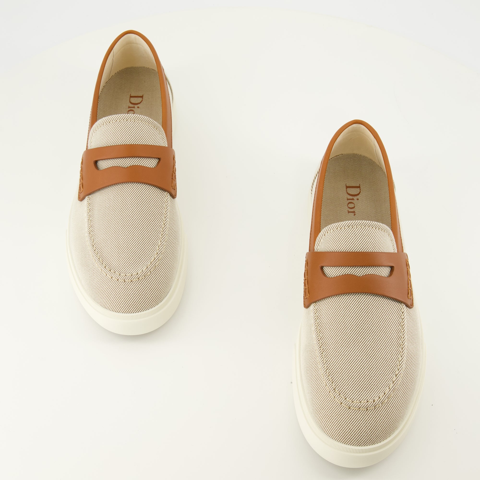 Mocassins Mocassini Chester Dioriviera Beige Dior Beige Homme