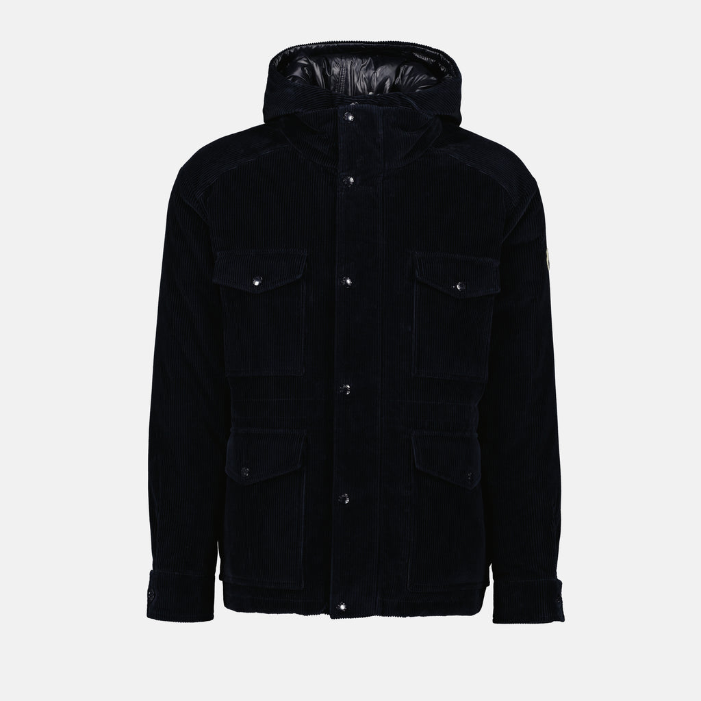 Manteaux Doudoune Greselin réversible Moncler Bleu foncé Homme