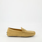 Loafer Gommino Wildleder Slipper Tod's Beige Homme