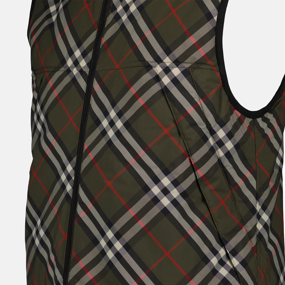 Vestes Veste sans manches Burberry Vert Homme