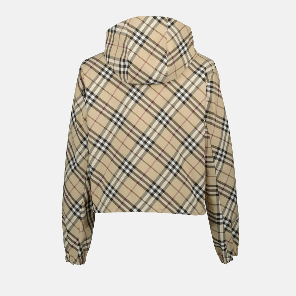 Jackets Cavalier Check Windbreaker Burberry Beige Femme